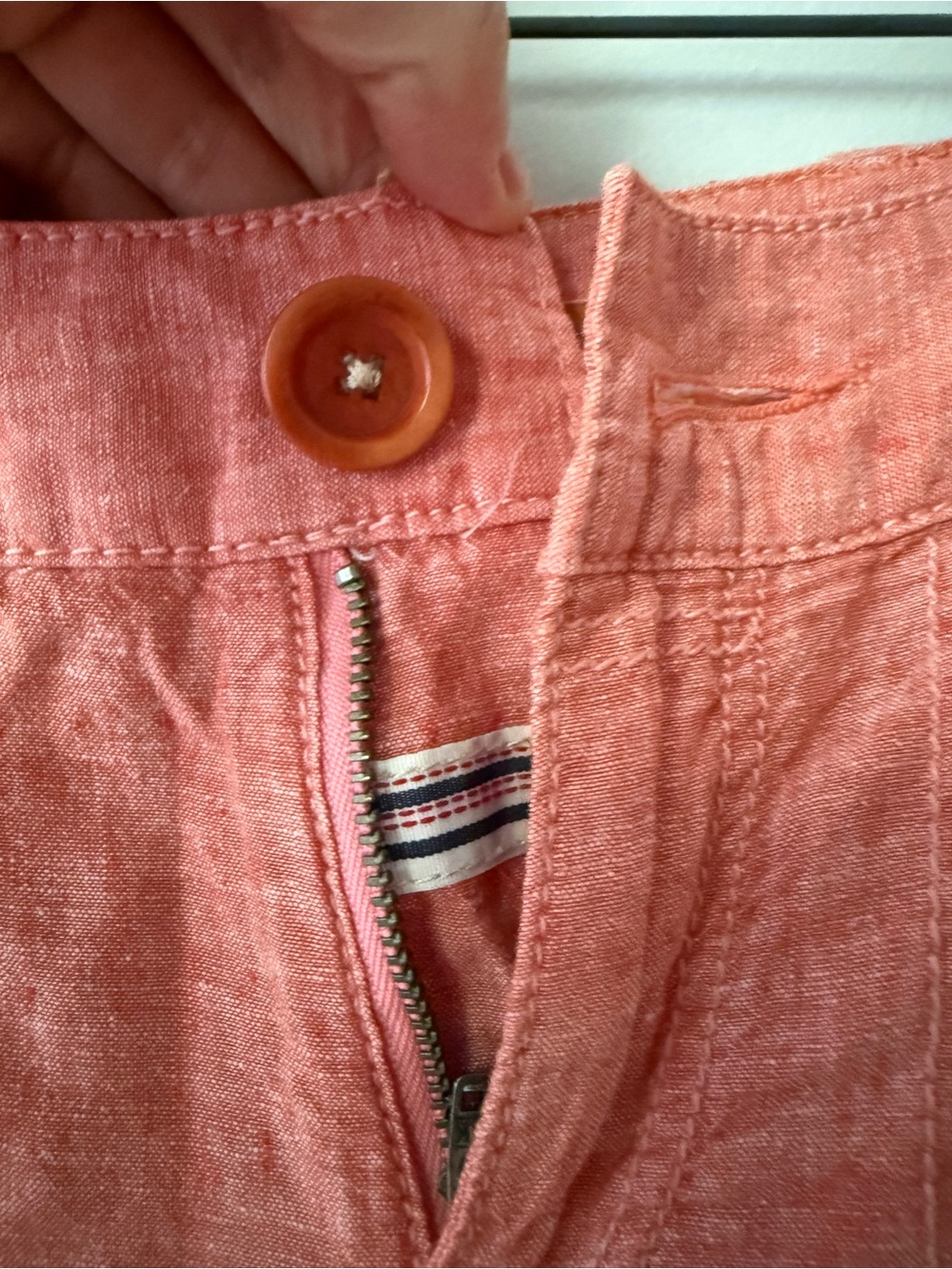 Pilcro Coral Linen Blend Trousers - Picture 2 of 4